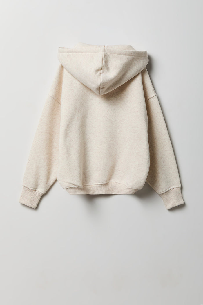 Girls Luxe Fleece Boxy Hoodie