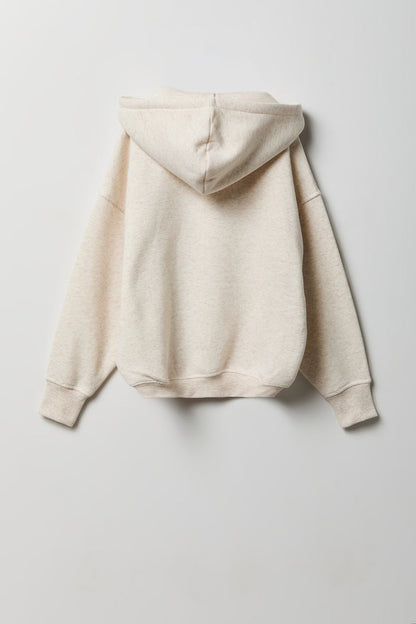 Girls Luxe Fleece Boxy Hoodie
