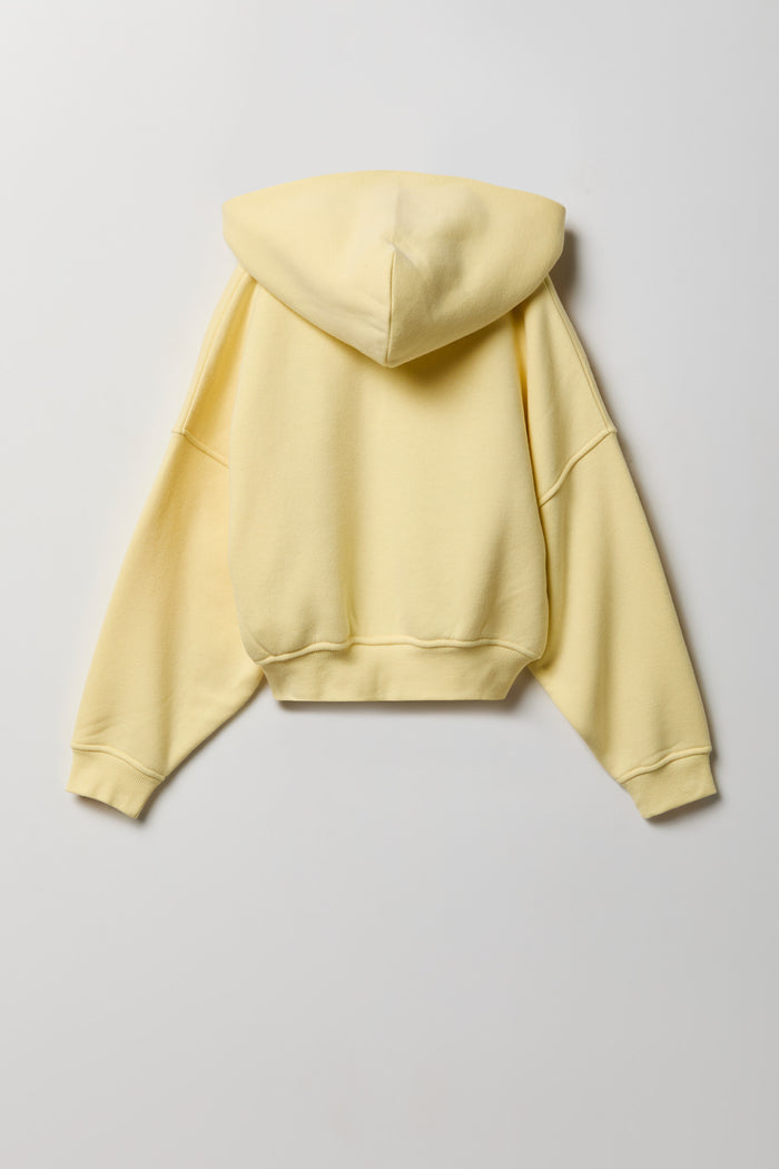 Girls Luxe Fleece Oversized Zip Hoodie