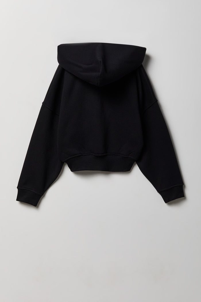 Girls Luxe Fleece Oversized Zip Hoodie
