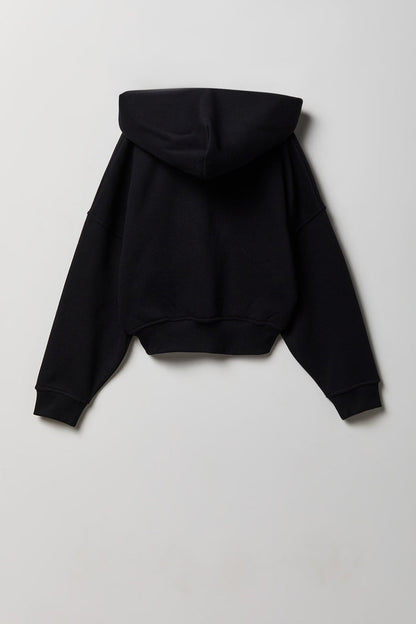 Girls Luxe Fleece Oversized Zip Hoodie
