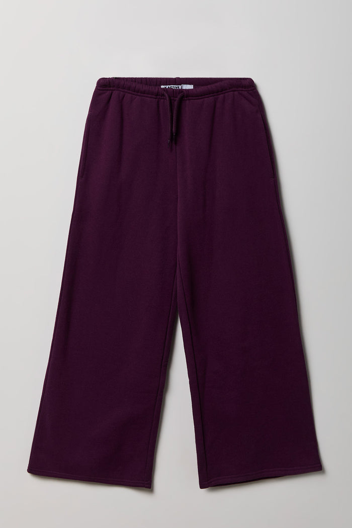 Girls Luxe Fleece Ultra-Wide Leg Sweatpant