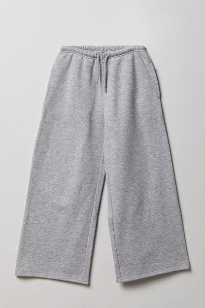 Girls Luxe Fleece Ultra-Wide Leg Sweatpant