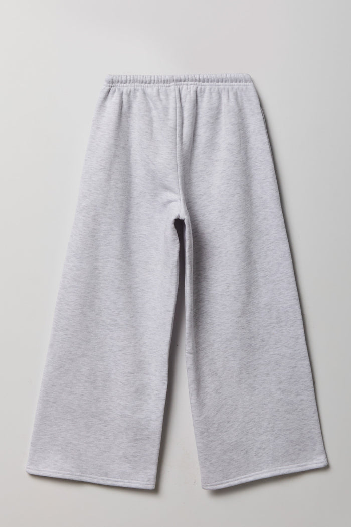 Girls Luxe Fleece Ultra-Wide Leg Sweatpant