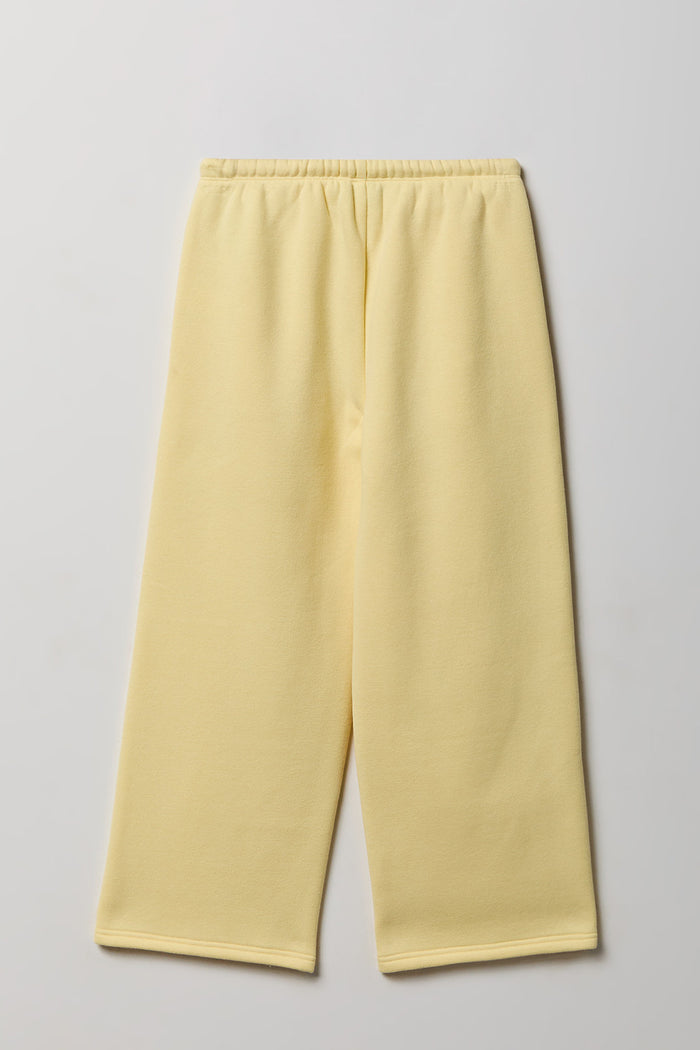 Girls Luxe Fleece Wide Leg Sweatpant