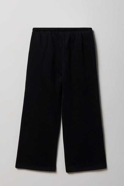 Girls Luxe Fleece Wide Leg Sweatpant