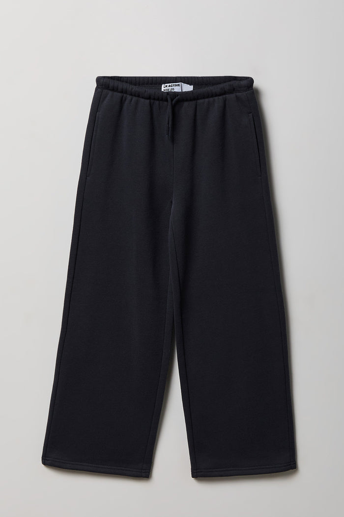 Girls Luxe Fleece Wide Leg Sweatpant