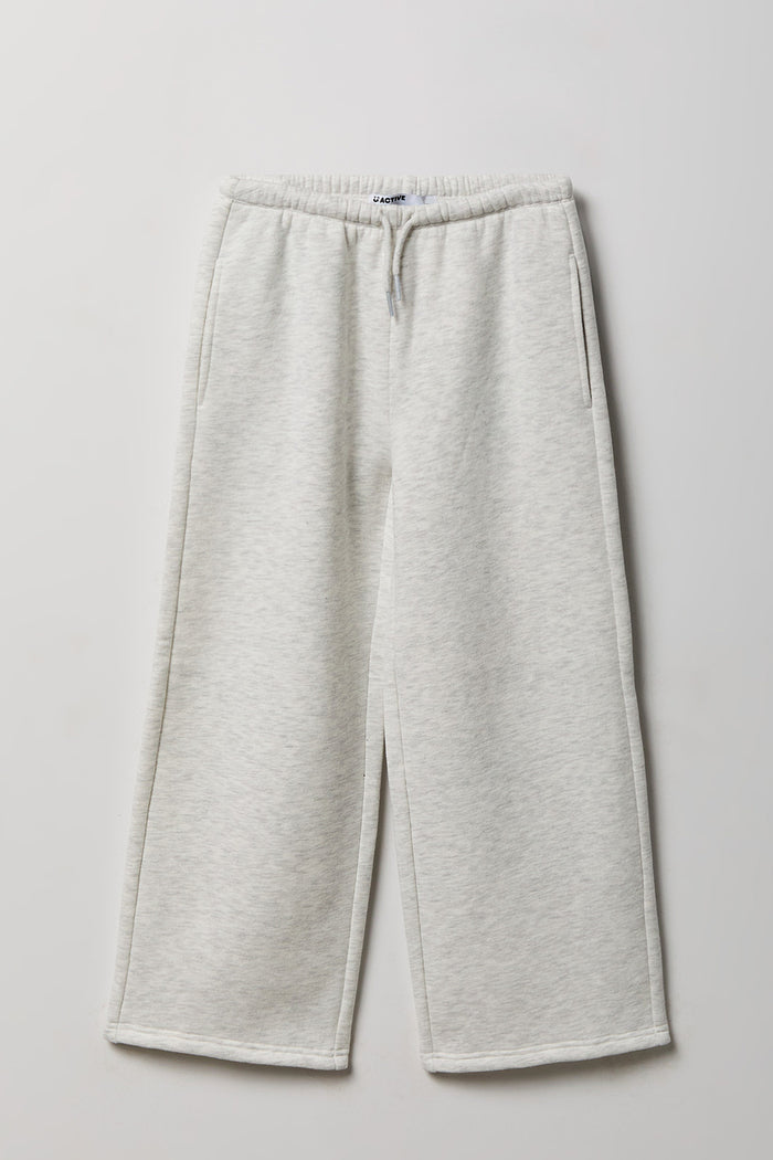 Girls Luxe Fleece Wide Leg Sweatpant