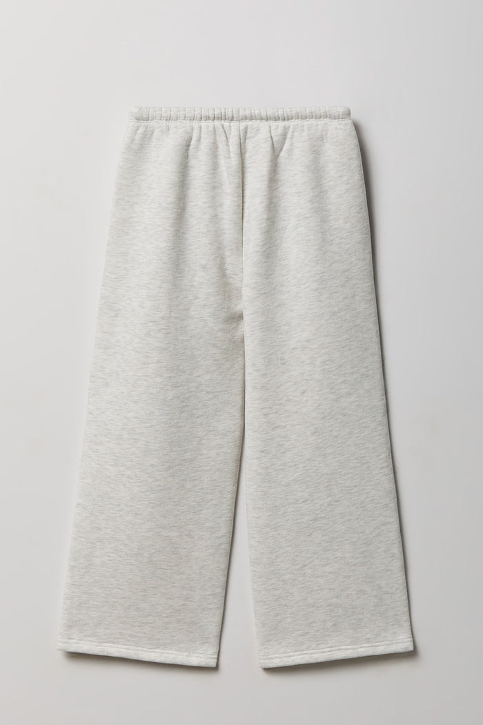 Girls Luxe Fleece Wide Leg Sweatpant