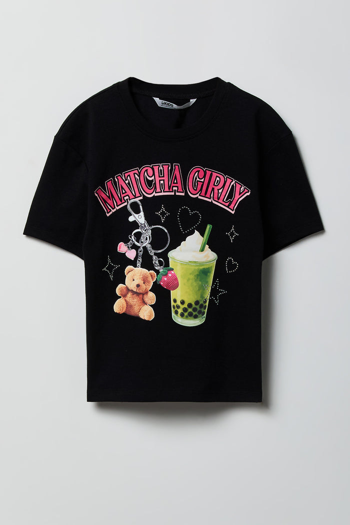 Girls Luxe Heavy Cotton Graphic T-Shirt