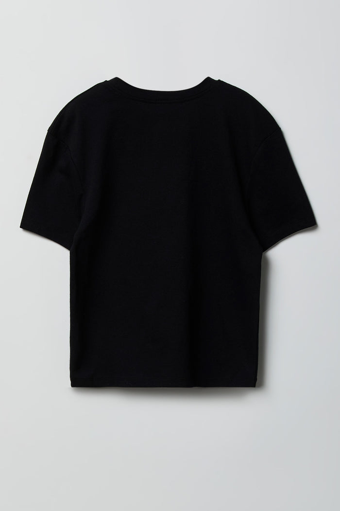 Girls Luxe Heavy Cotton Graphic T-Shirt