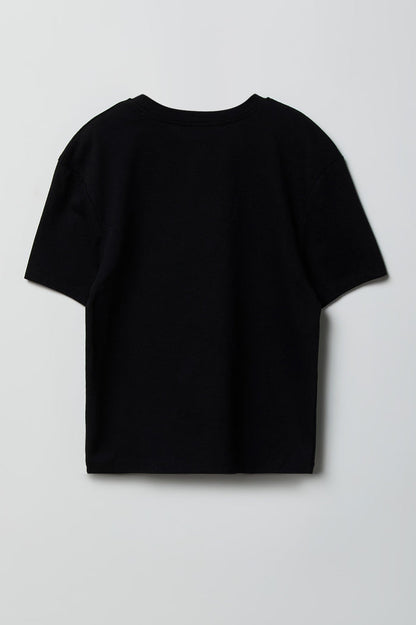 Girls Luxe Heavy Cotton Graphic T-Shirt