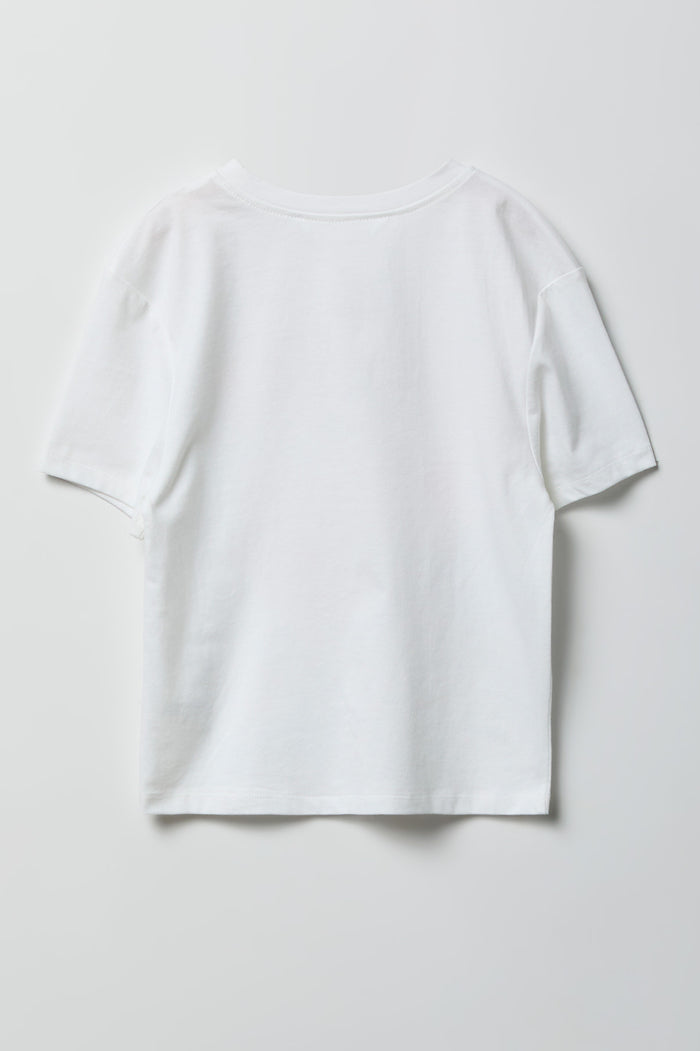 Girls Luxe Heavy Cotton Graphic T-Shirt