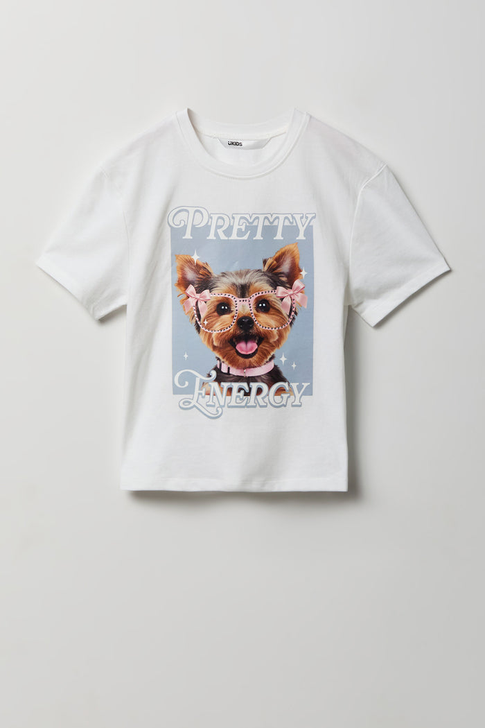Girls Rhinestone Graphic T-Shirt