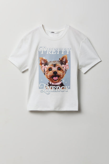 Girls Rhinestone Graphic T-Shirt