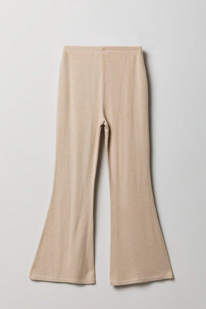 Girls Ruched Long Sleeve & Flare Pant Set