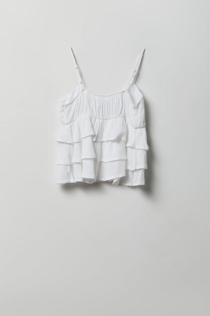 Girls Ruffle Tank