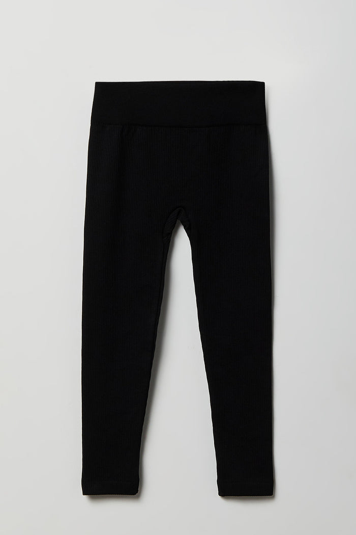 Girls Seamless Ribbed Legging (2 Pack)