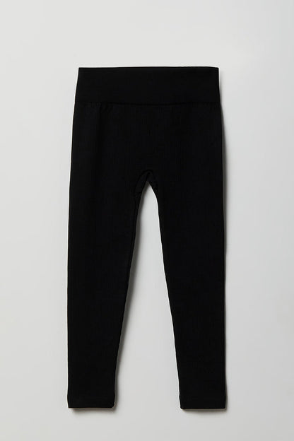 Girls Seamless Ribbed Legging (2 Pack)