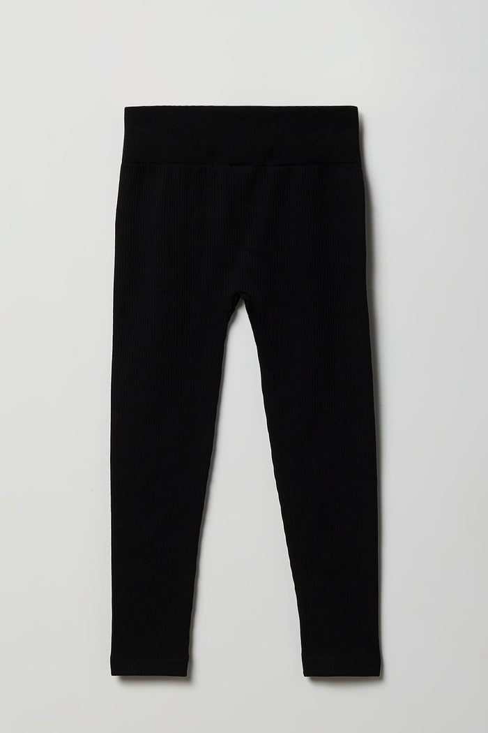 Girls Seamless Ribbed Legging (2 Pack)