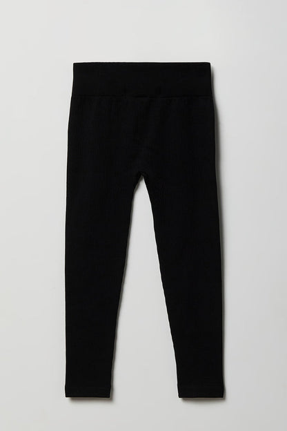 Girls Seamless Ribbed Legging (2 Pack)