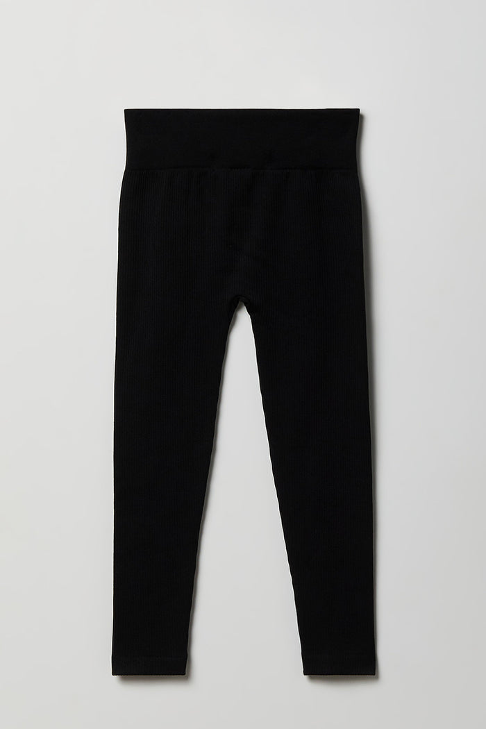 Girls Seamless Ribbed Legging (2 Pack)