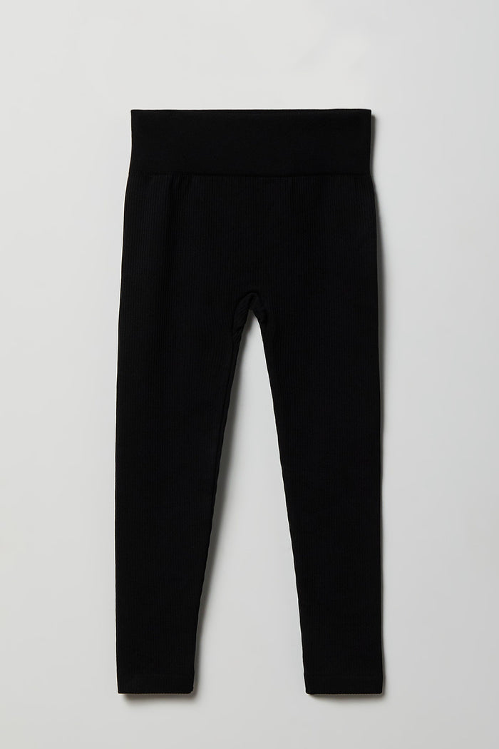 Girls Seamless Ribbed Legging (2 Pack)