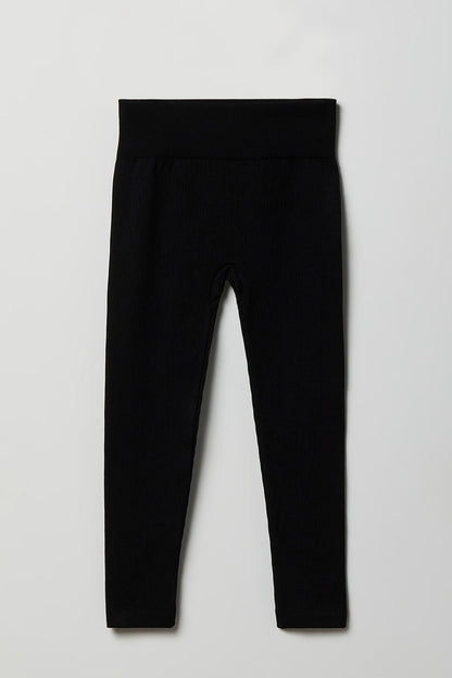 Girls Seamless Ribbed Legging (2 Pack)