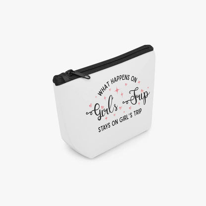 570. Girls' Trip: What Happens on Tour Zipper Makeup Bag - FREE Shipping! - Whippie's