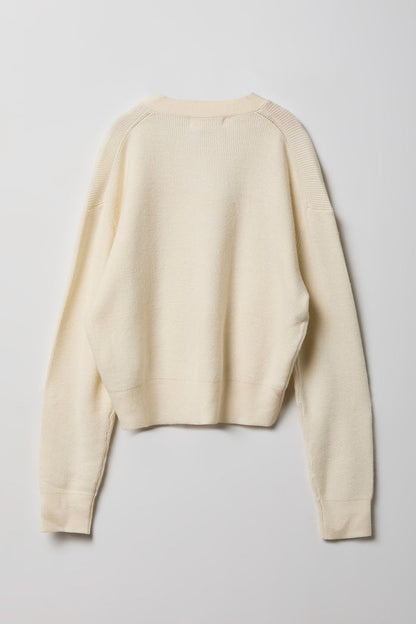 Girls V-Neck Button-Up Cardigan
