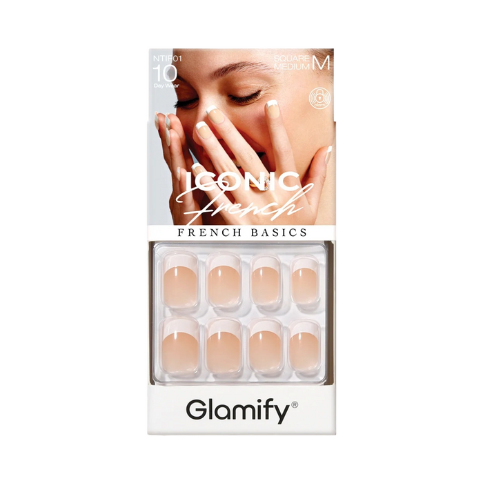 Glamify Iconic French Press On Nails [Square Medium] #NTIF01