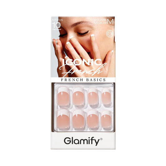 Glamify Iconic French Press On Nails [Square Medium] #NTIF05