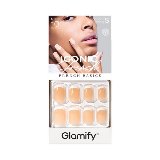 Glamify Iconic French Press On Nails [Square Short] #NTIF10