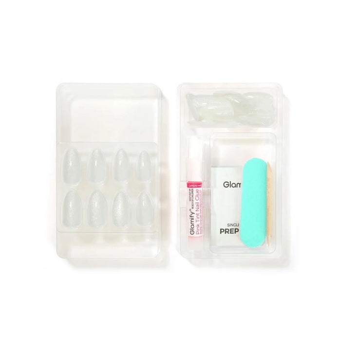 Glamify Naked Press On Nails [Almond Medium] #NTNK01