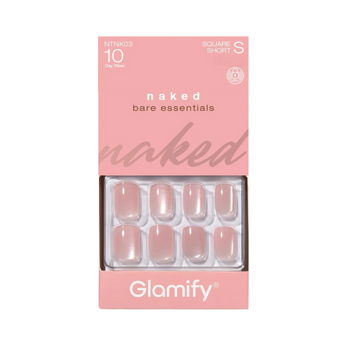 Glamify Naked Press On Nails [Square Short] #NTNK03