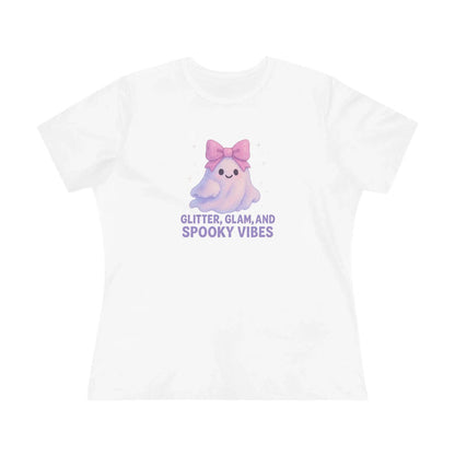 Glitter, Glam, & Spooky Vibes Women's Relaxed Tee - Whippie's