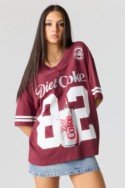 Glittery Coke Graphic T-Shirt