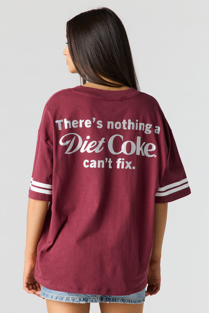 Glittery Coke Graphic T-Shirt
