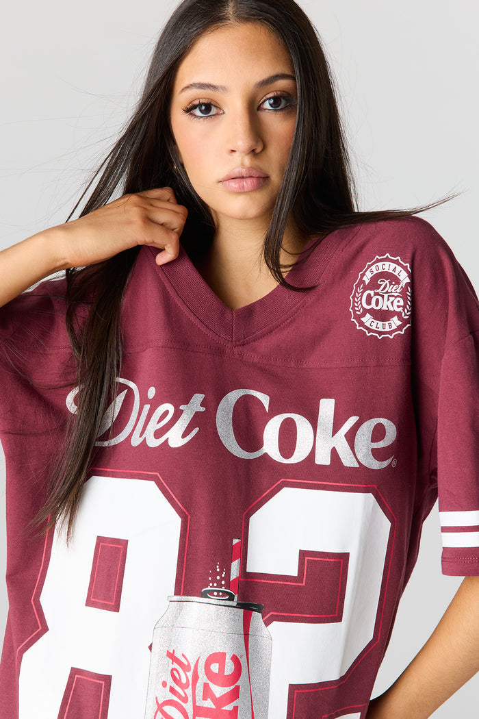 Glittery Coke Graphic T-Shirt