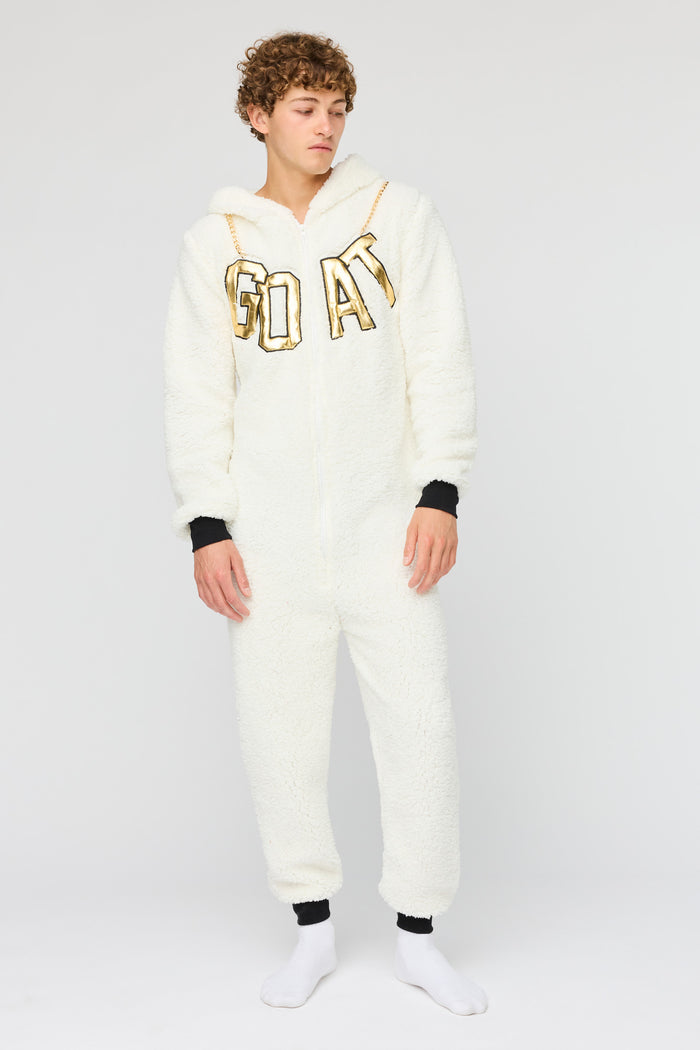 Goat 3D Sherpa Onesie