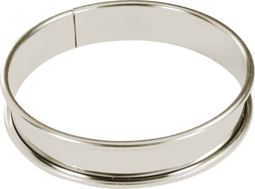 Gobel - 4" x 0.8" Round Tart Ring with Rolled Edge - 824940