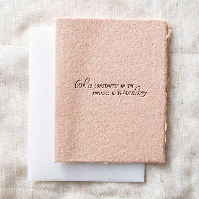 God Miracles- Greeting Card