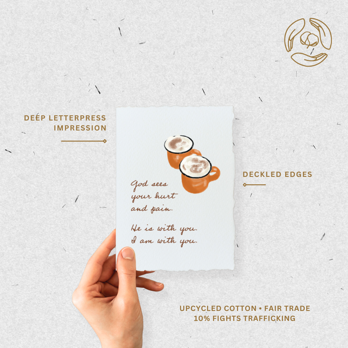 God sees your hurt- Greeting Card