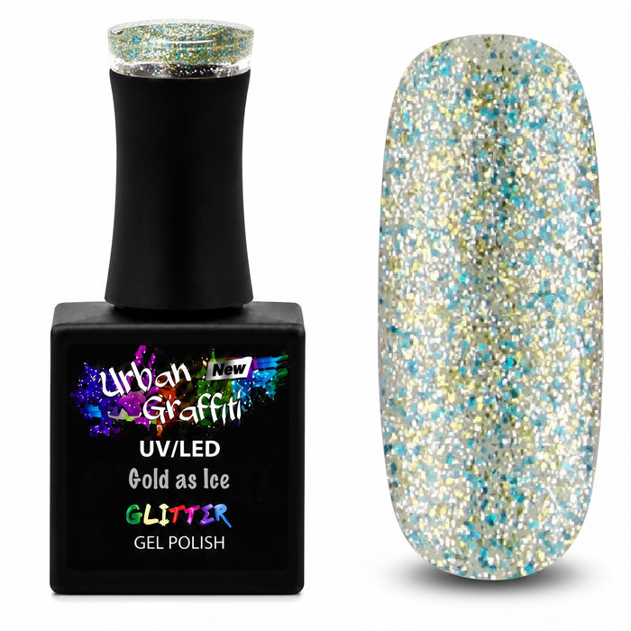 Gold as Ice - UGGP-A0760 Urban Graffiti Gel Polish 15ml