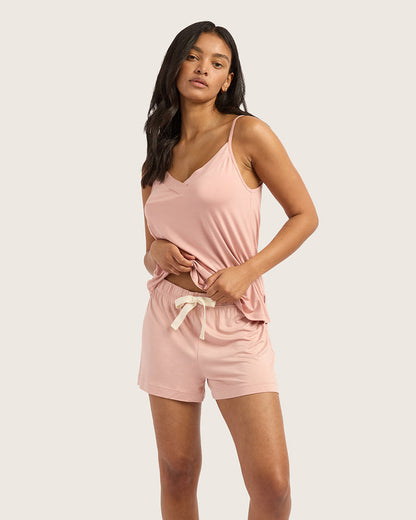 Goodnight Sleep Shorts - Dusty Pink