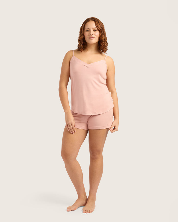 Goodnight Sleep Shorts - Dusty Pink