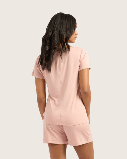 Goodnight Sleep Tee - Dusty Pink