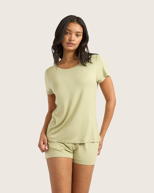 Goodnight Sleep Tee - Sage