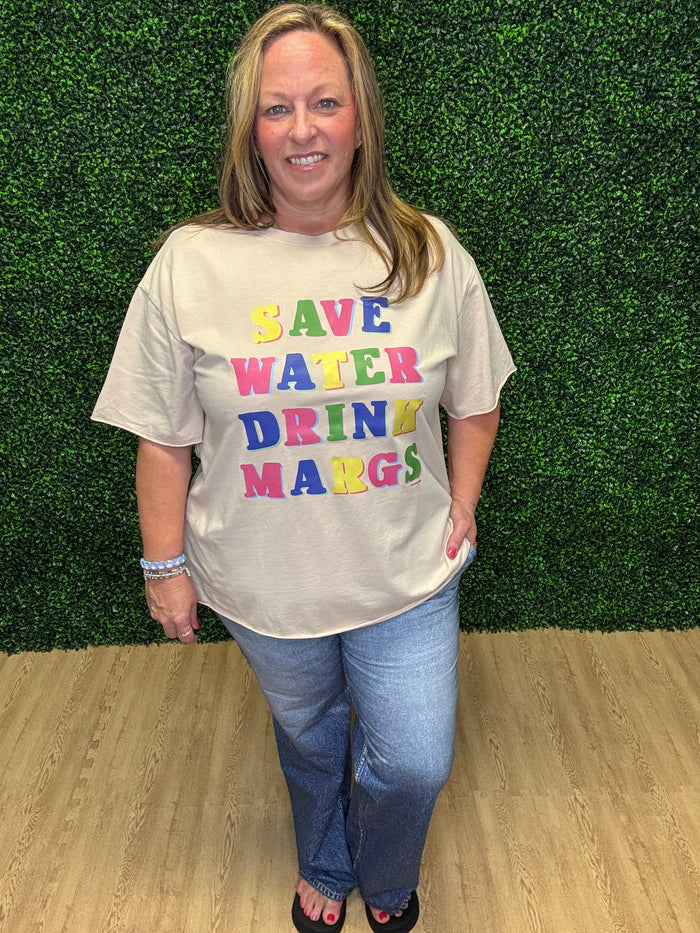 Grace+Emma Save Water, Drink Margs Tee