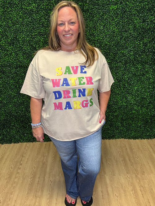 Grace+Emma Save Water, Drink Margs Tee